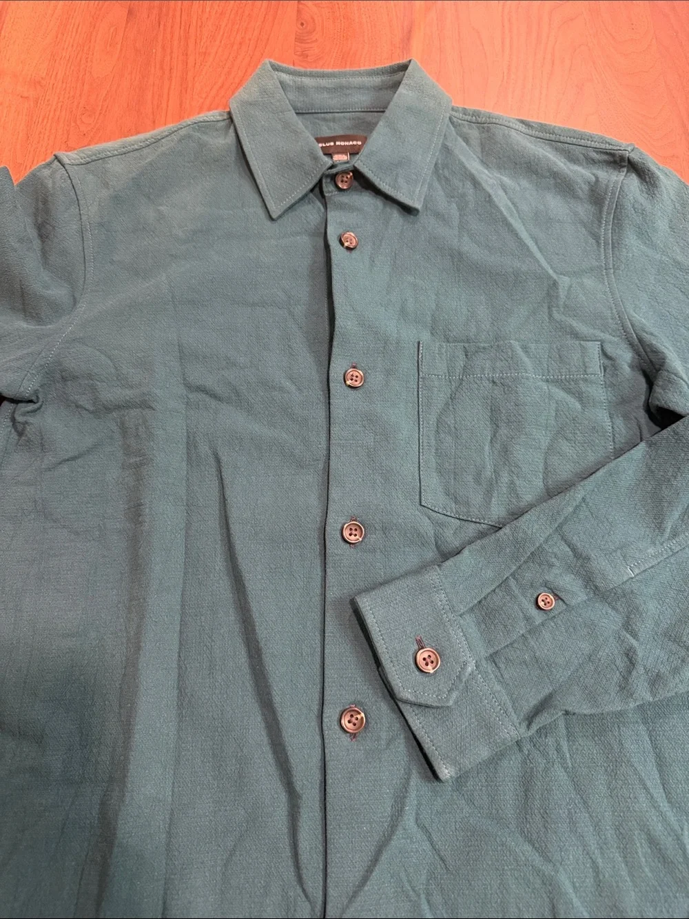 Club monaco Dark Green Button-Up shirt